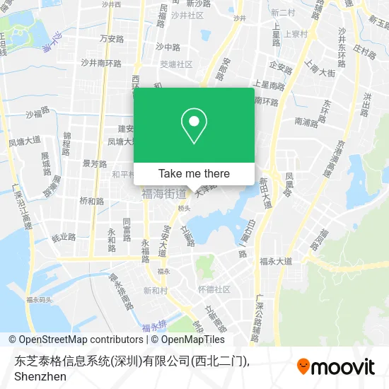 东芝泰格信息系统(深圳)有限公司(西北二门) map