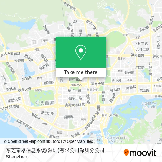 东芝泰格信息系统(深圳)有限公司深圳分公司 map