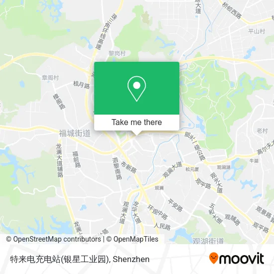 特来电充电站(银星工业园) map