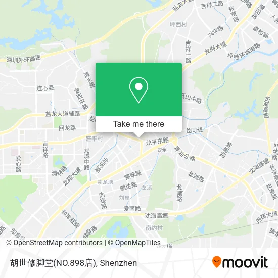 胡世修脚堂(NO.898店) map