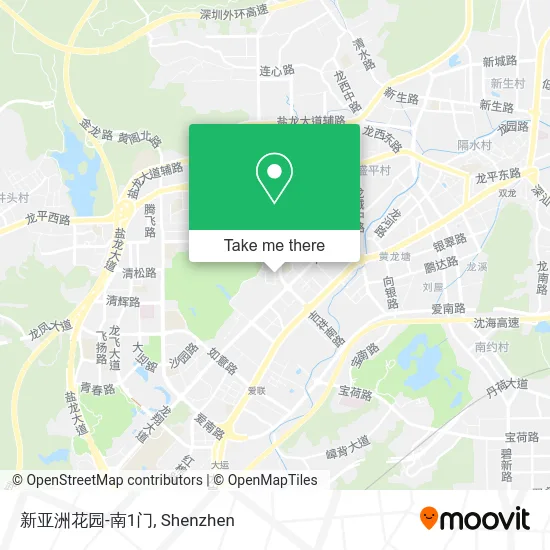 新亚洲花园-南1门 map