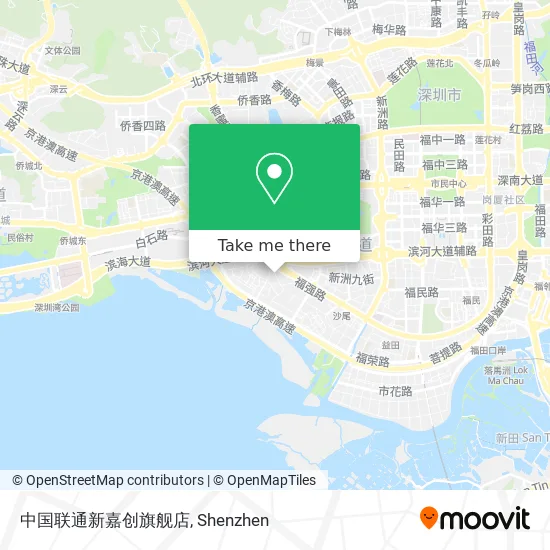 中国联通新嘉创旗舰店 map