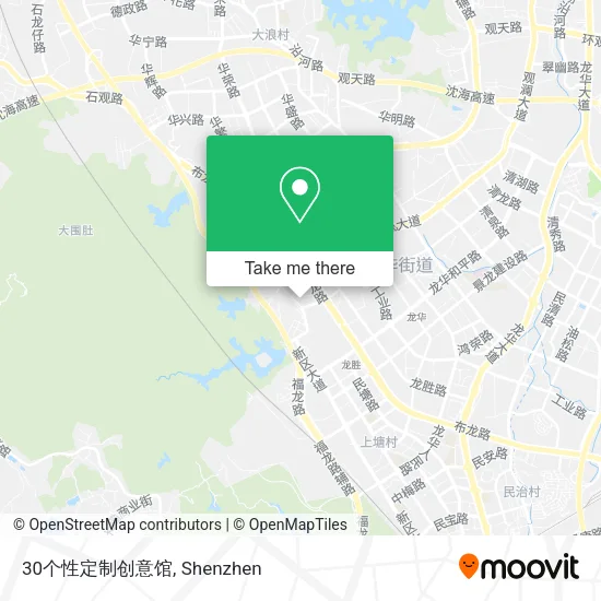 30个性定制创意馆 map