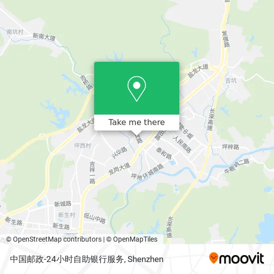 中国邮政-24小时自助银行服务 map