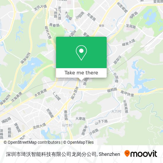 深圳市琦沃智能科技有限公司龙岗分公司 map