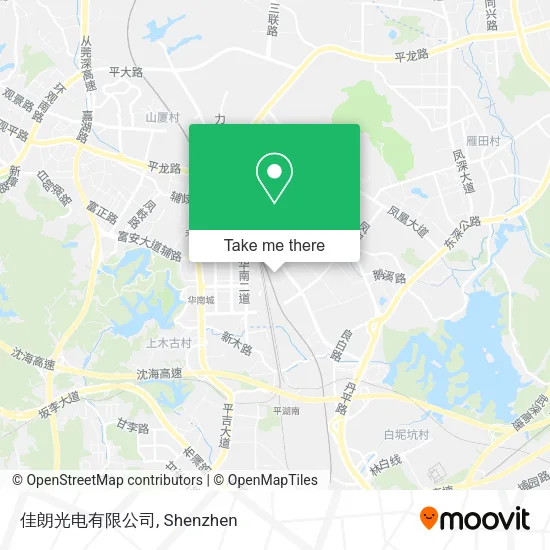 佳朗光电有限公司 map