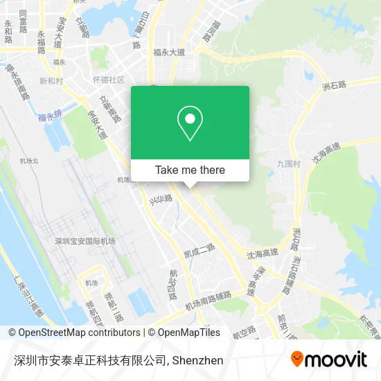 深圳市安泰卓正科技有限公司 map