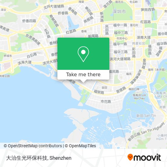 大治生光环保科技 map