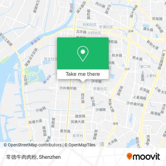 常德牛肉肉粉 map
