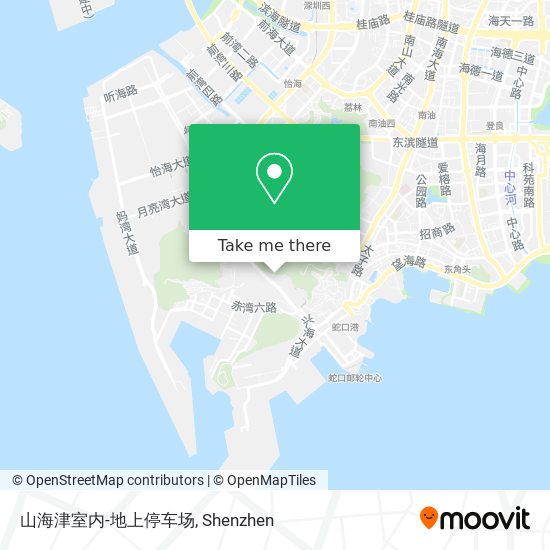 山海津室内-地上停车场 map