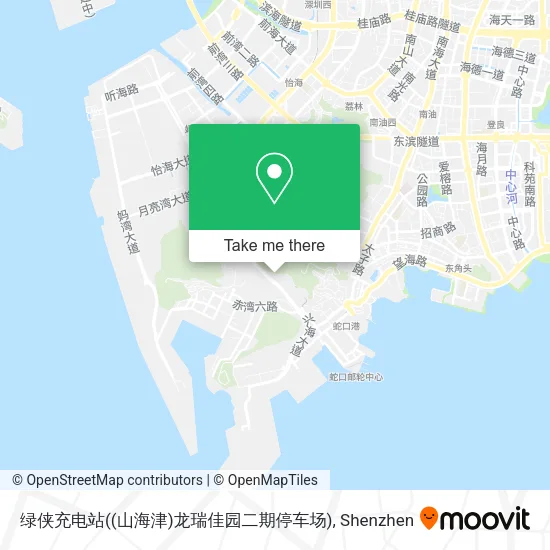 绿侠充电站((山海津)龙瑞佳园二期停车场) map