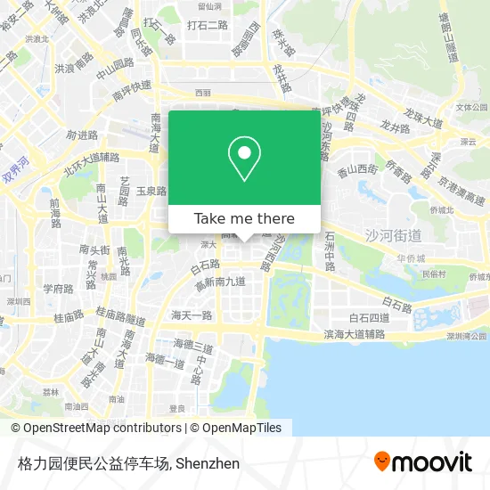 格力园便民公益停车场 map