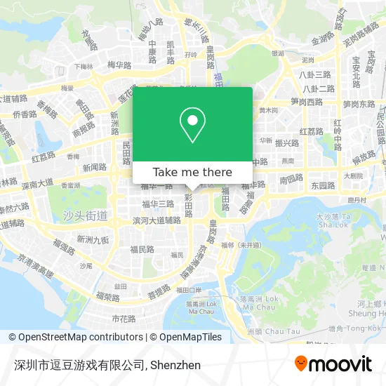 深圳市逗豆游戏有限公司 map