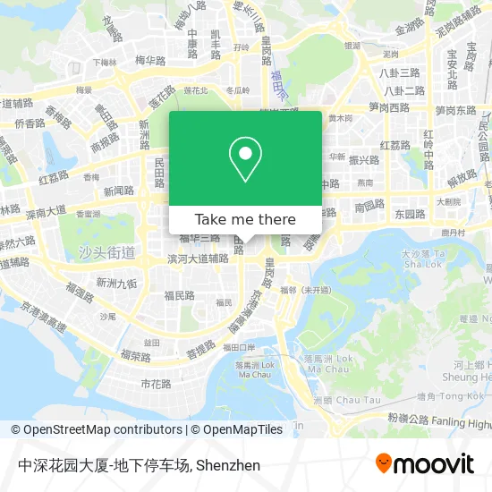 中深花园大厦-地下停车场 map