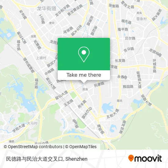 民德路与民治大道交叉口 map