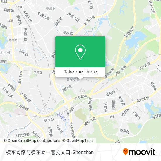 横东岭路与横东岭一巷交叉口 map