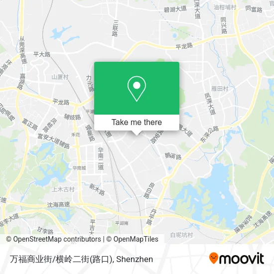 万福商业街/横岭二街(路口) map