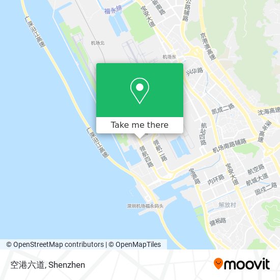 空港六道 map