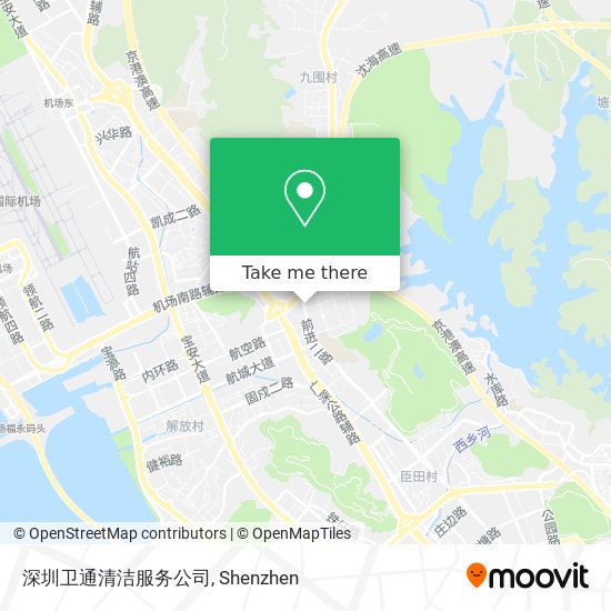 深圳卫通清洁服务公司 map