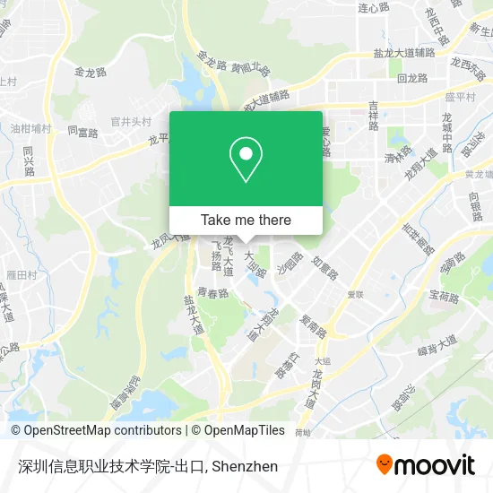 深圳信息职业技术学院-出口 map