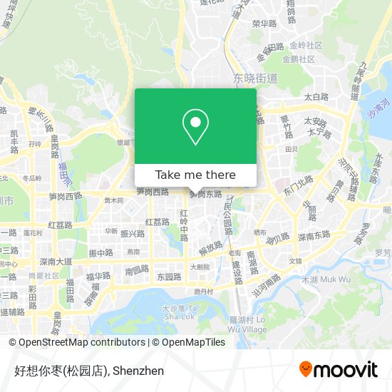 好想你枣(松园店) map