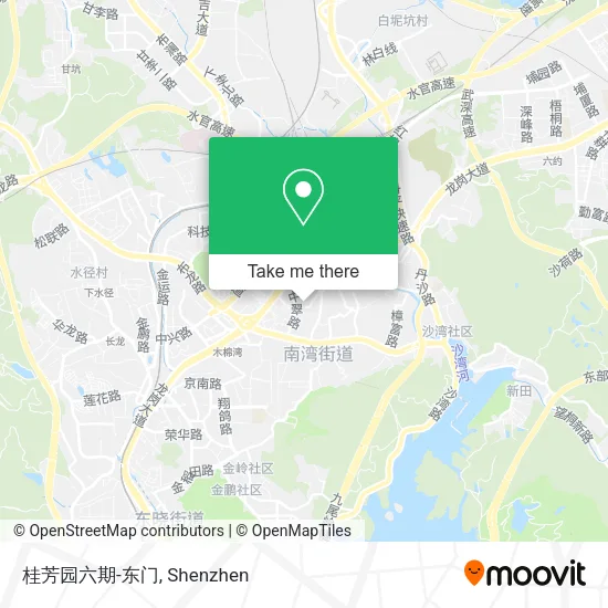 桂芳园六期-东门 map