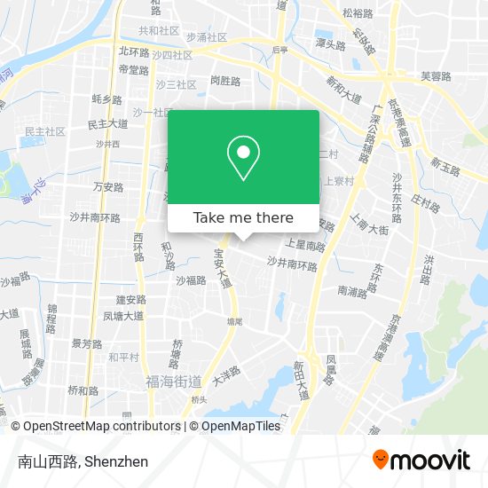 南山西路 map