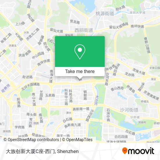 大族创新大厦C座-西门 map