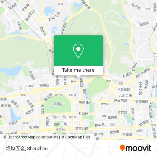 炬烨五金 map