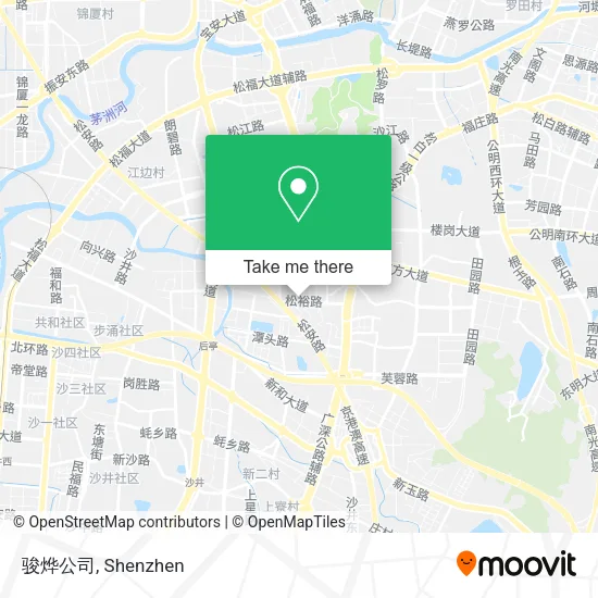 骏烨公司 map