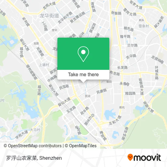 罗浮山农家菜 map