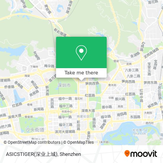 ASICSTIGER(深业上城) map