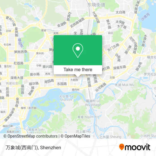 万象城(西南门) map