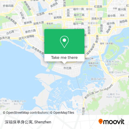 深福保单身公寓 map