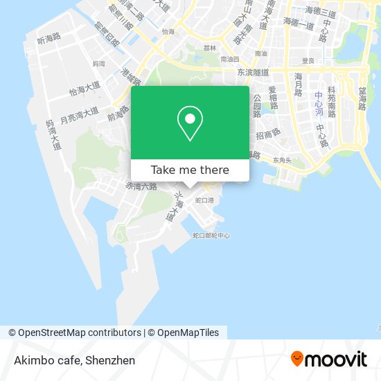 Akimbo cafe map