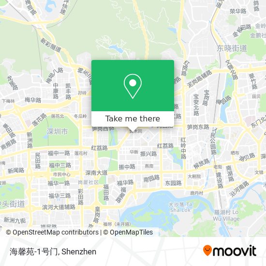 海馨苑-1号门 map