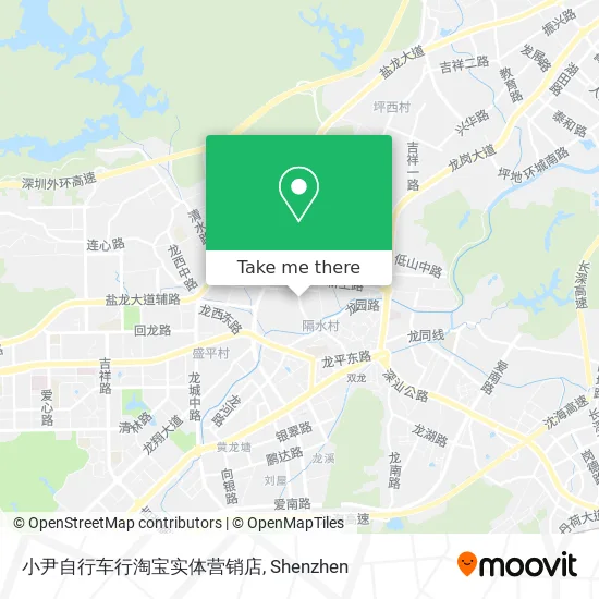小尹自行车行淘宝实体营销店 map