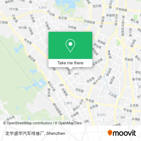 龙华盛华汽车维修厂 map