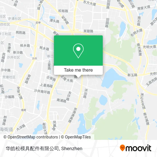 华皓松模具配件有限公司 map