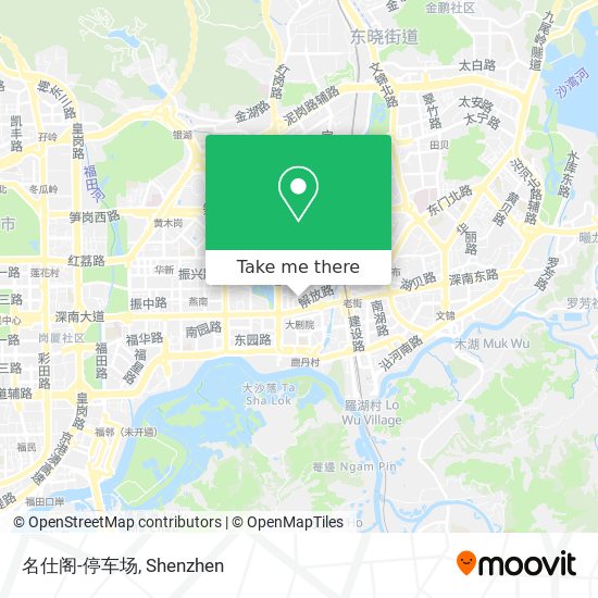 名仕阁-停车场 map