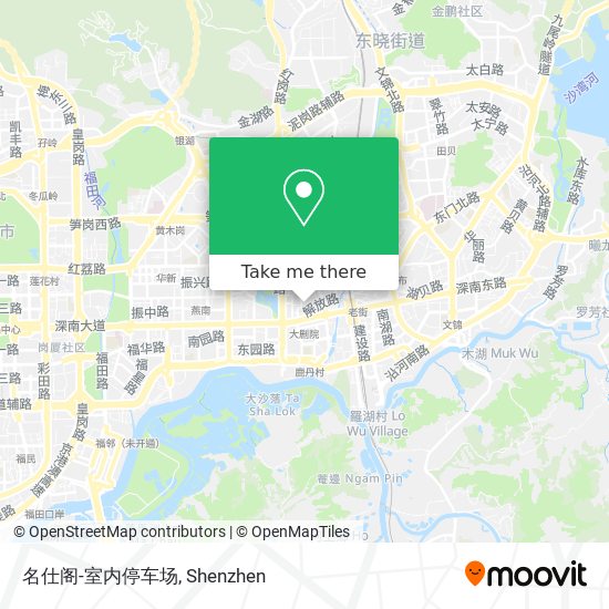 名仕阁-室内停车场 map