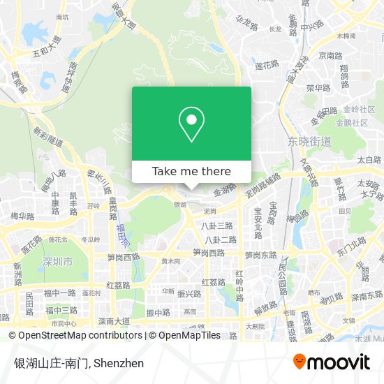银湖山庄-南门 map