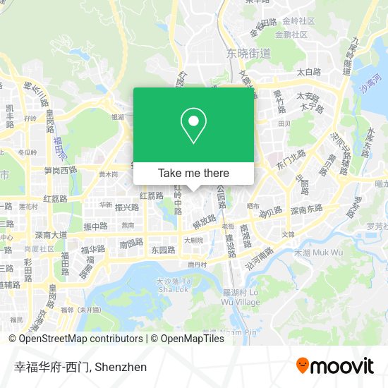 幸福华府-西门 map