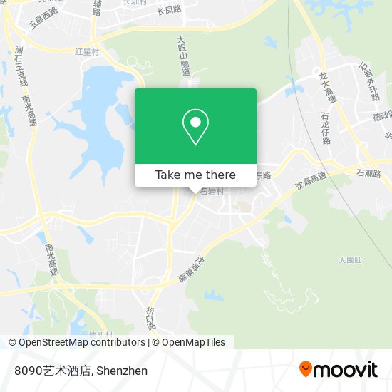 8090艺术酒店 map