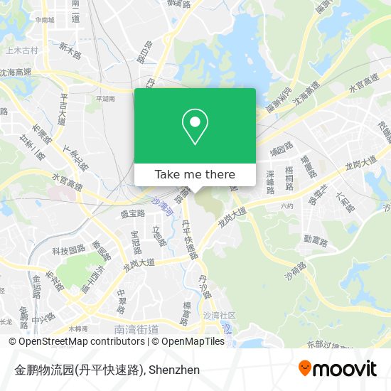 金鹏物流园(丹平快速路) map