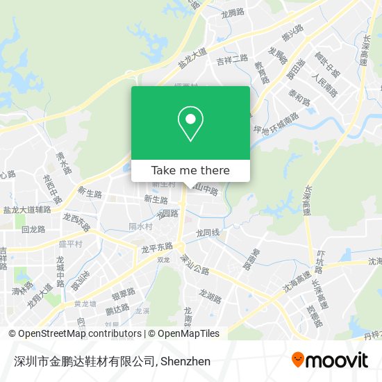 深圳市金鹏达鞋材有限公司 map