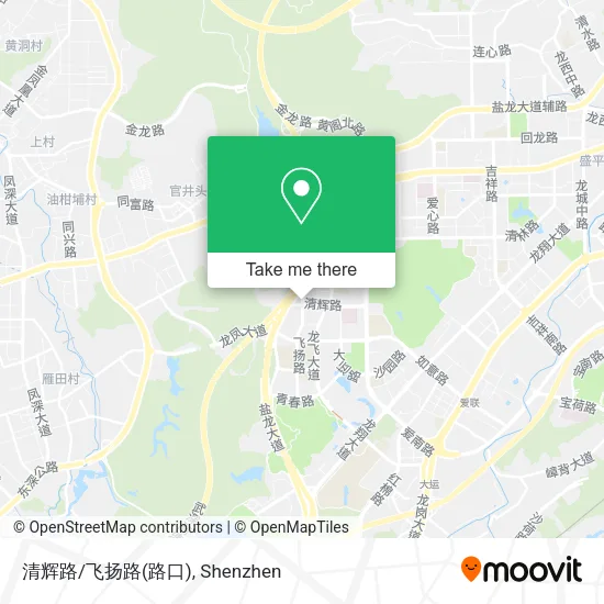 清辉路/飞扬路(路口) map