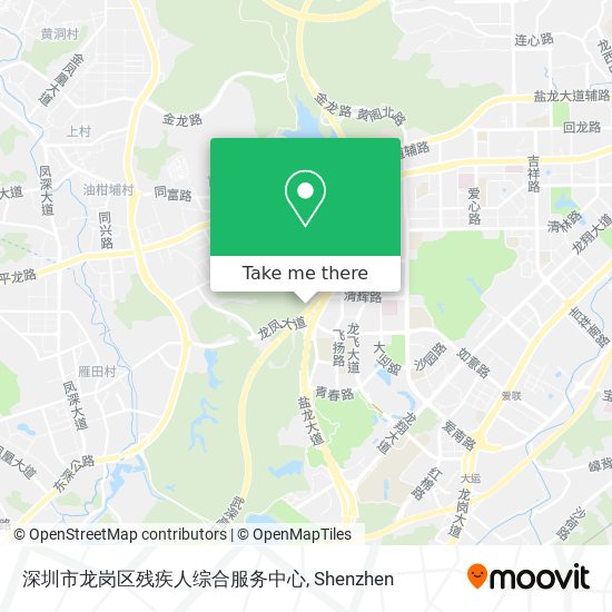 深圳市龙岗区残疾人综合服务中心 map