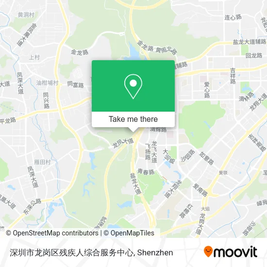 深圳市龙岗区残疾人综合服务中心 map