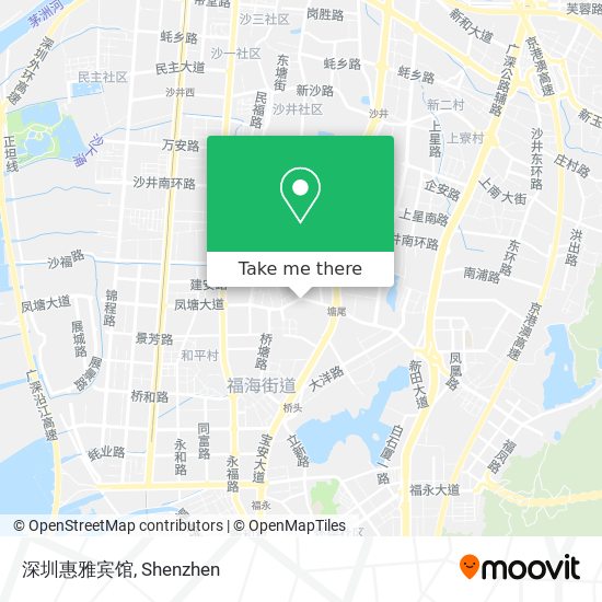 深圳惠雅宾馆 map